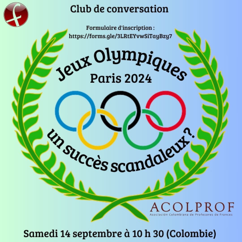 Flyer del club de conversación.